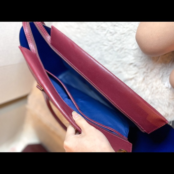 nwt Tory Burch Parker large leather satchel - Picture 4 of 7